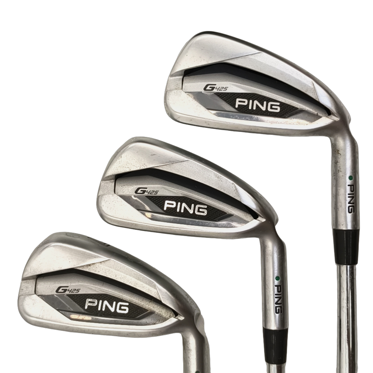 PING G425 Jernsæt / 5-PW+AW / Flex Regular / Stål [model:birefnet-general] [bg:handrolled]