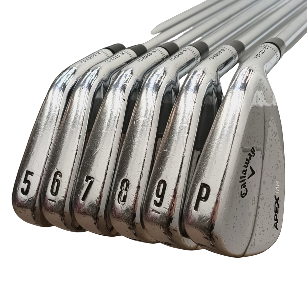 Callaway Apex MB 2018 Jernsæt / 5-PW / Flex Stiff / Stål [model:birefnet-general] [bg:handrolled]