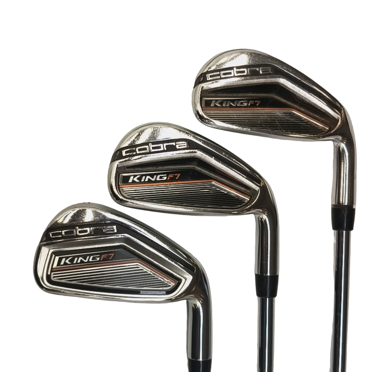 Cobra King F7 Jernsæt / 5-PW+GW / Flex Regular / Stål [model:birefnet-general] [bg:handrolled]
