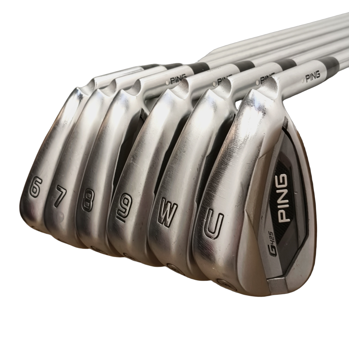 PING G425 Jernsæt / 6-PW+AW  / Flex Regular / Stål [model:birefnet-general] [bg:handrolled]