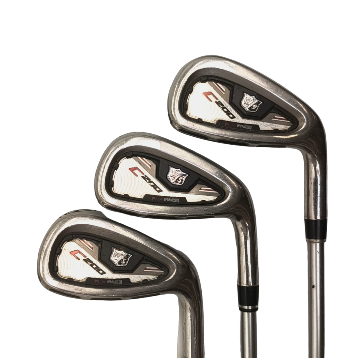 Wilson C200 Jernsæt / 5+7-PW / Flex Regular / Grafit [model:birefnet-general] [bg:handrolled]