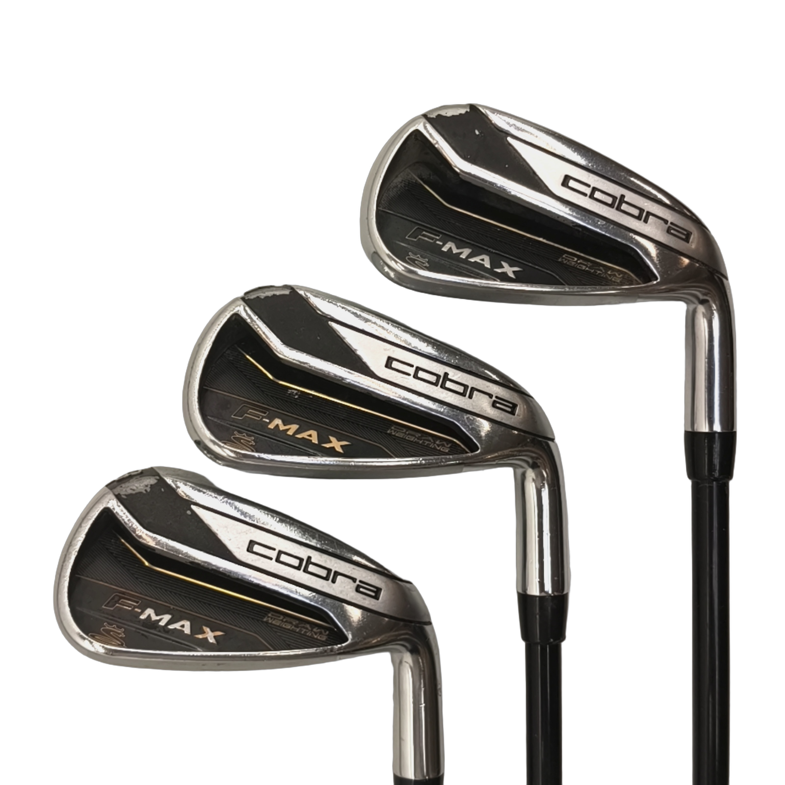 Cobra F-Max Jernsæt / 6-PW+SW / Flex A-flex / Grafit [model:birefnet-general] [bg:handrolled]