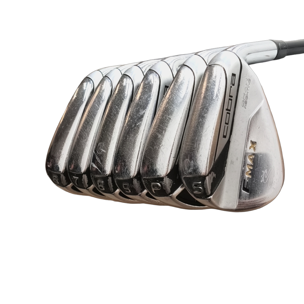 Cobra F-Max Jernsæt / 6-PW+SW / Flex A-flex / Grafit [model:birefnet-general] [bg:handrolled]