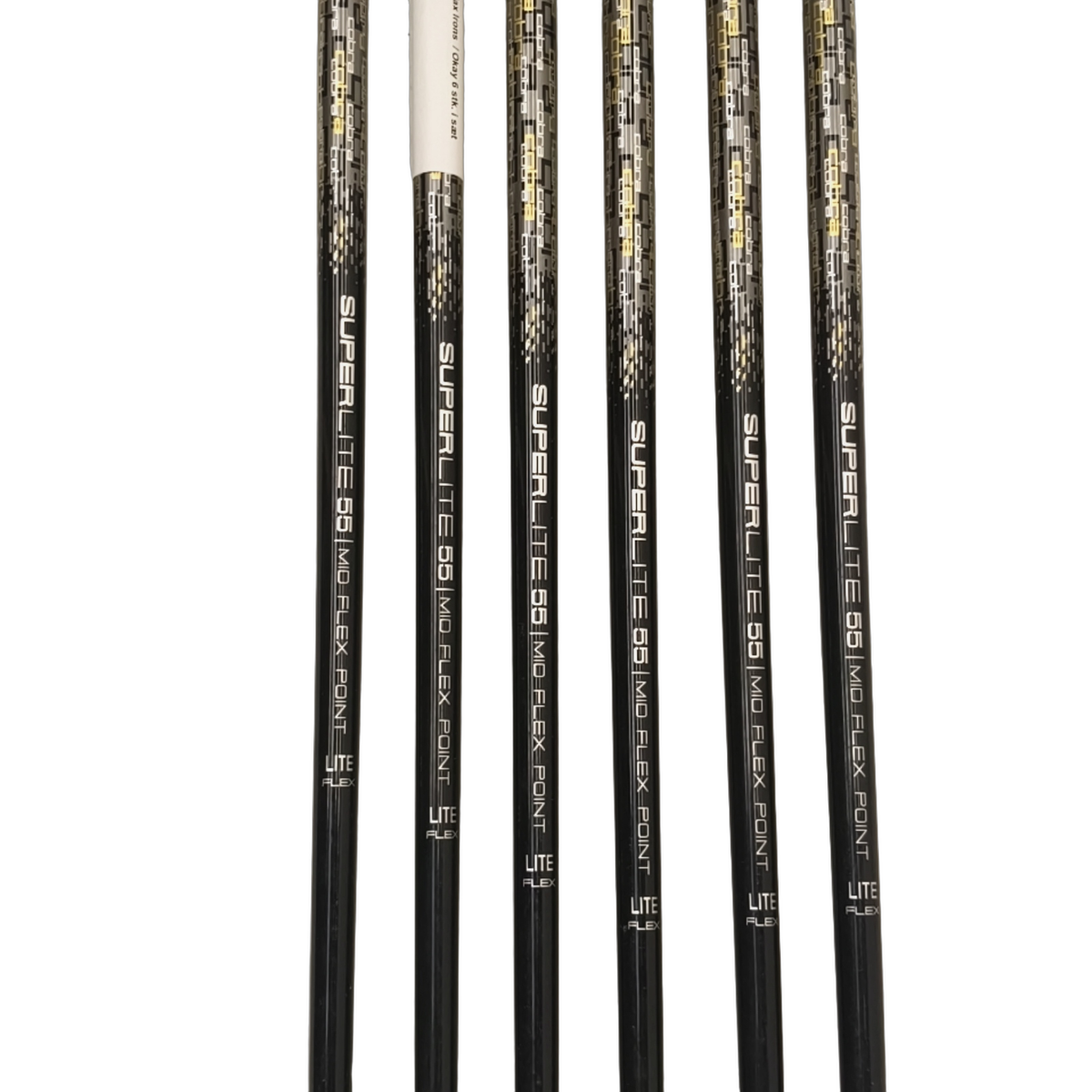 Cobra F-Max Jernsæt / 6-PW+SW / Flex A-flex / Grafit [model:birefnet-general] [bg:handrolled]