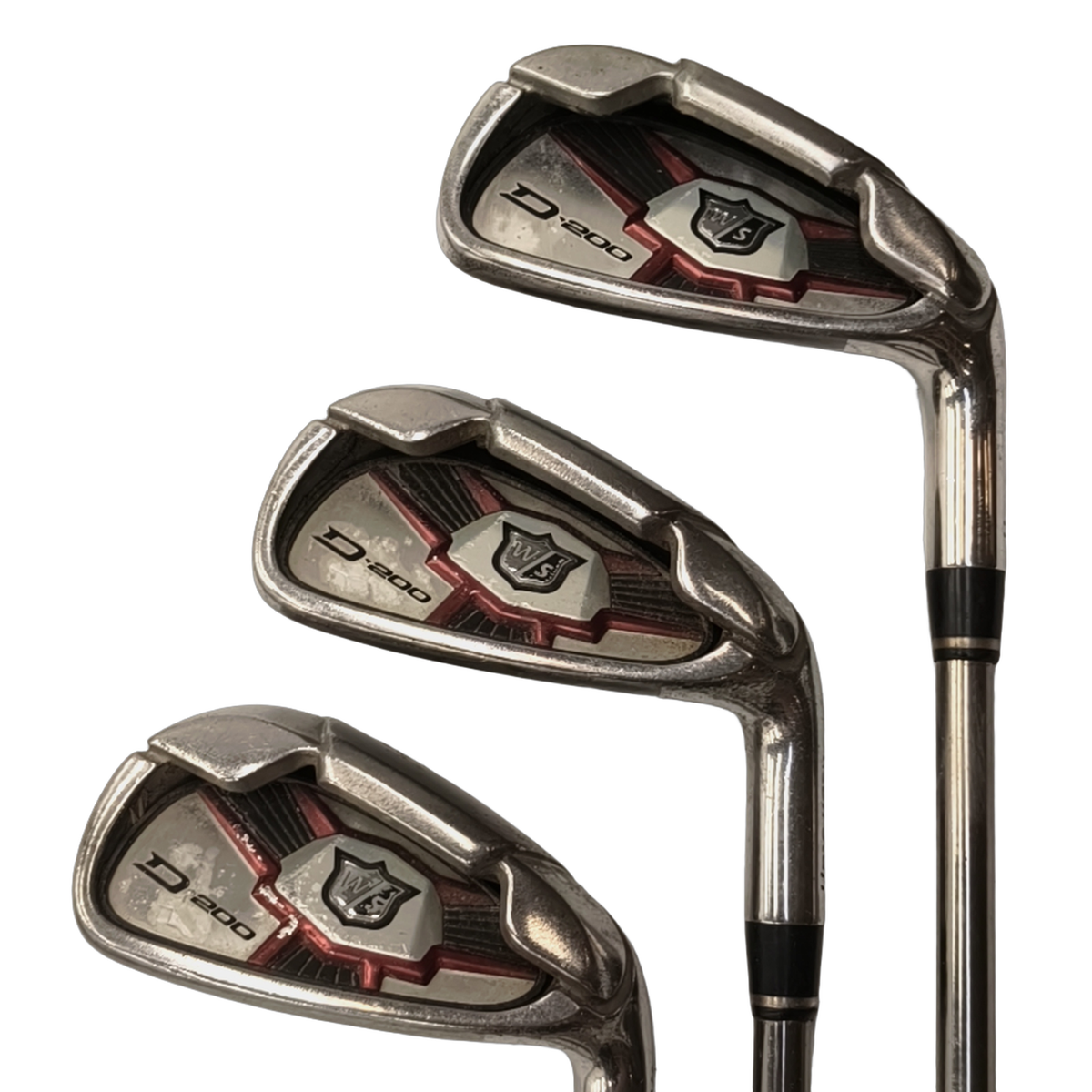 Wilson D200 Jernsæt / 7-PW+GW / Flex A-flex / Grafit [model:birefnet-general] [bg:handrolled]