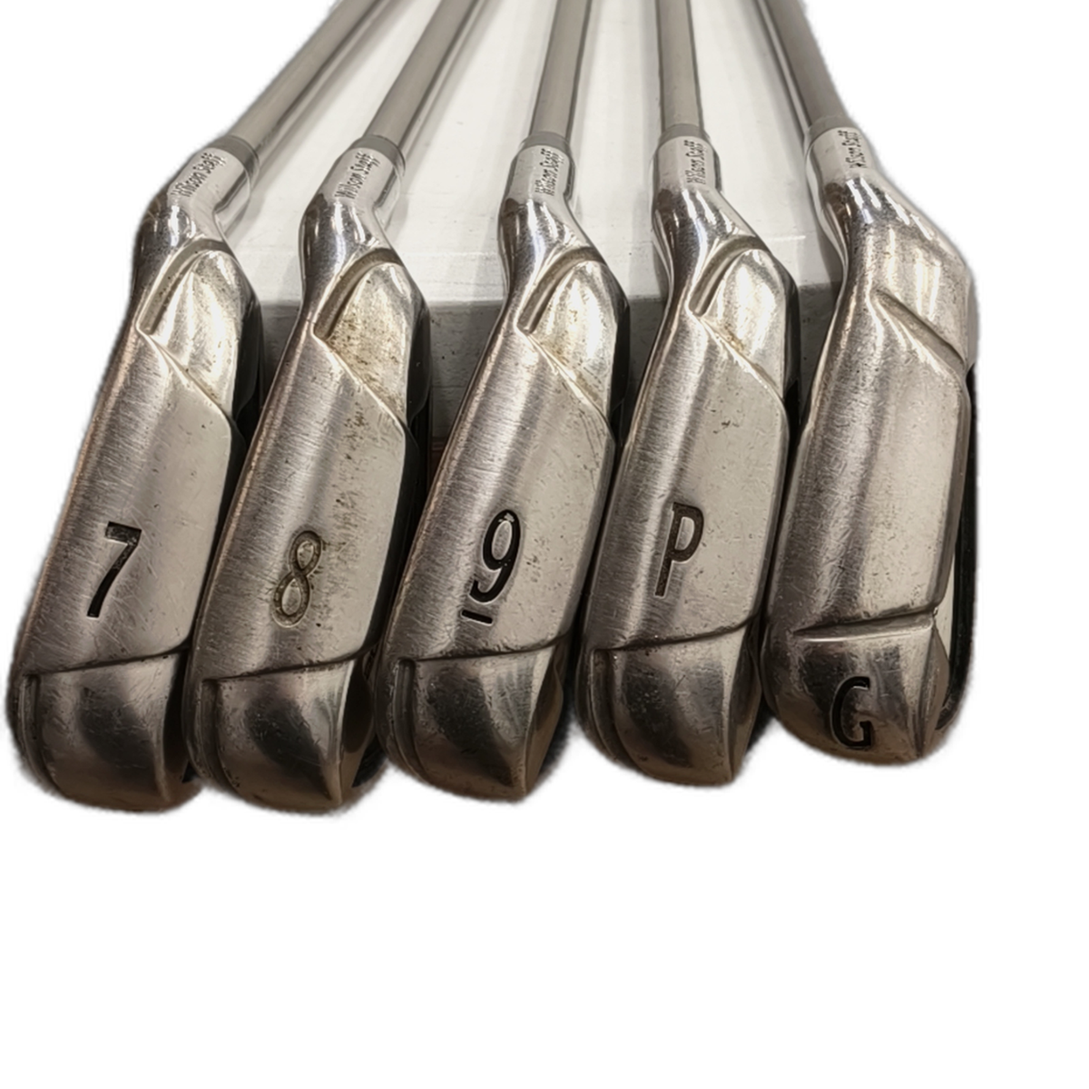 Wilson D200 Jernsæt / 7-PW+GW / Flex A-flex / Grafit [model:silueta] [bg:handrolled]