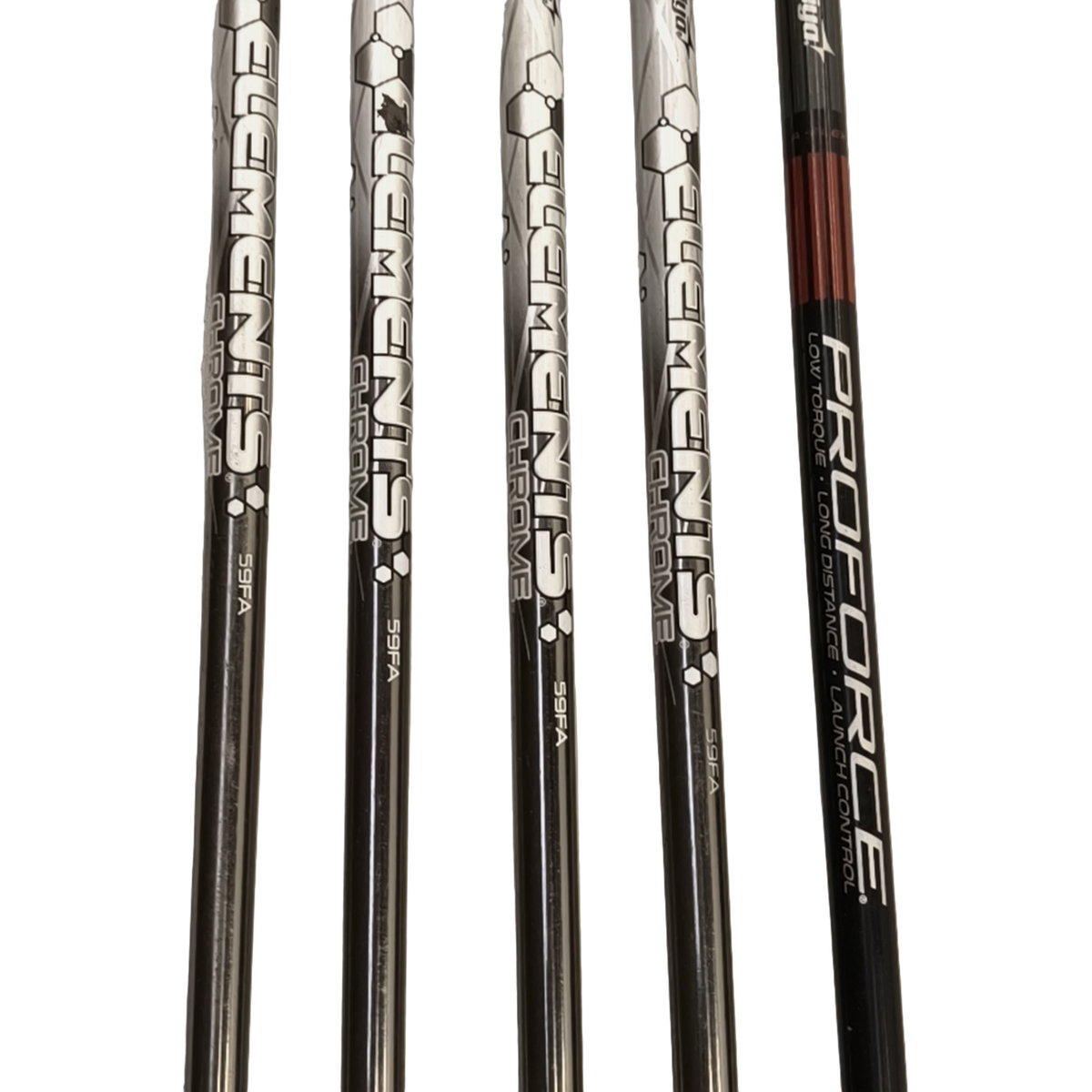 Wilson D200 Jernsæt / 7-PW+GW / Flex A-flex / Grafit [model:birefnet-general] [bg:handrolled]
