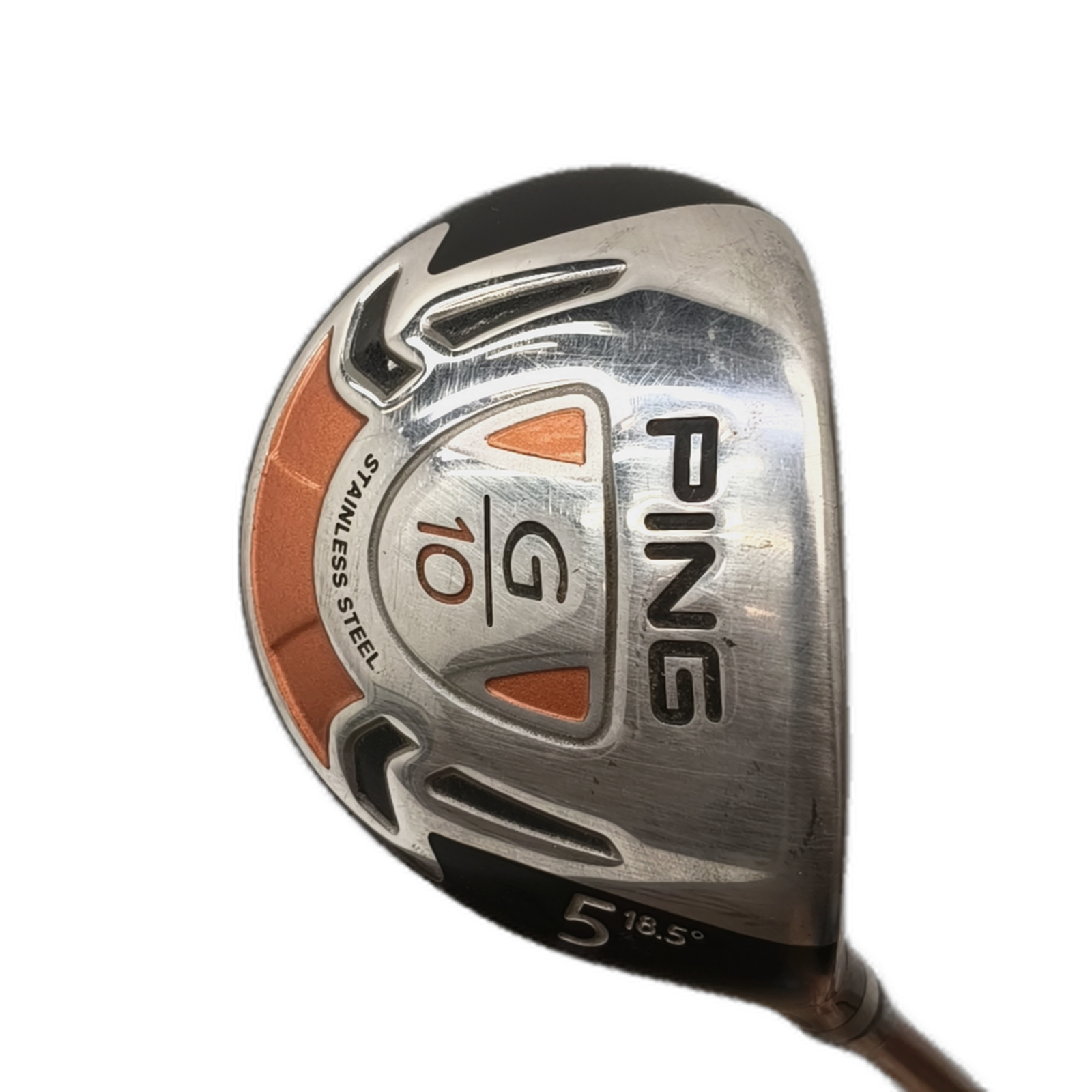 PING G10 Fairway Wood / Flex Regular / #5/18.5 [model:silueta] [bg:handrolled]