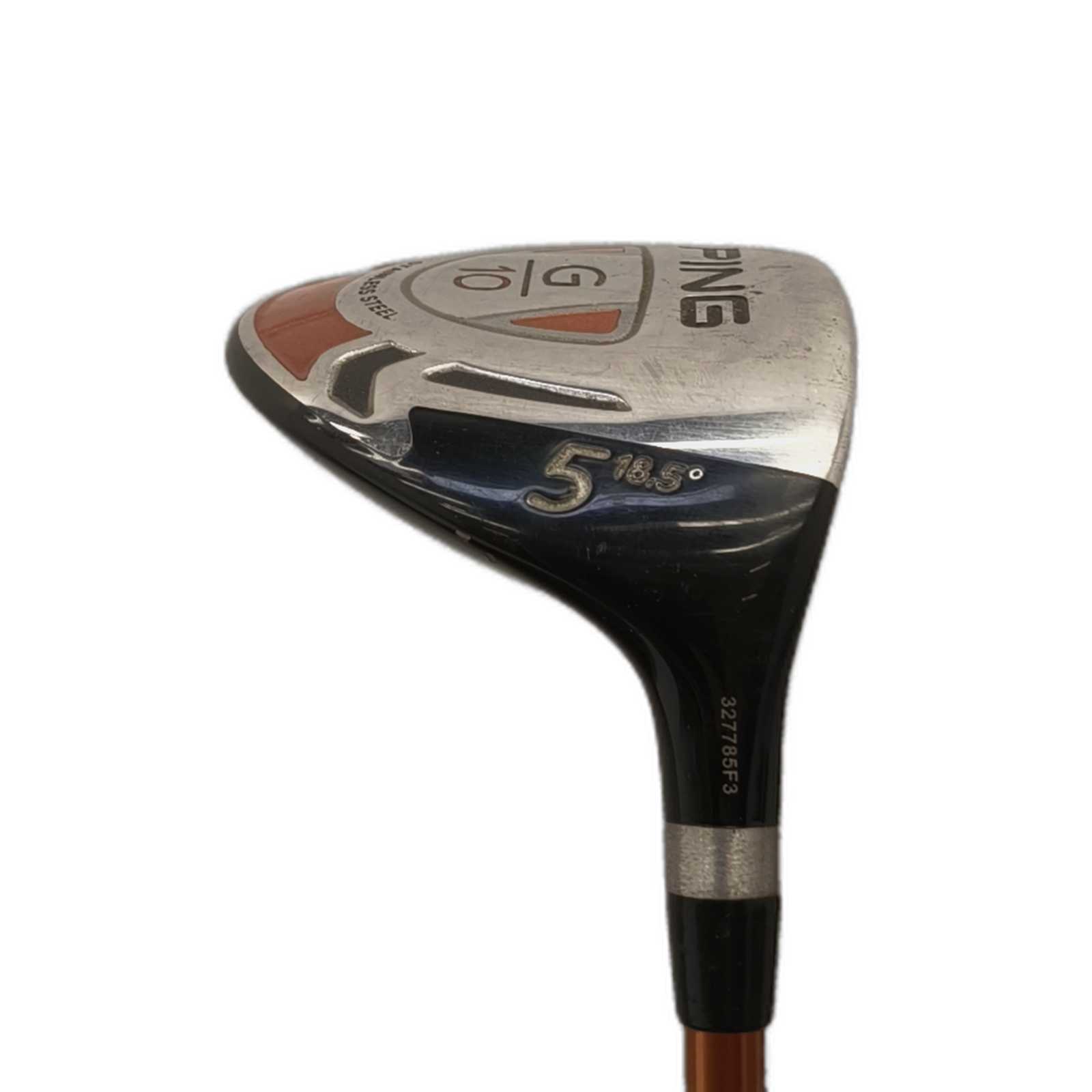 PING G10 Fairway Wood / Flex Regular / #5/18.5 [model:silueta] [bg:handrolled]