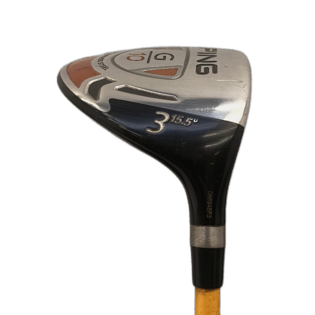 PING G10 Fairway Wood / Flex Regular / #3/15.5 [model:silueta] [bg:handrolled]