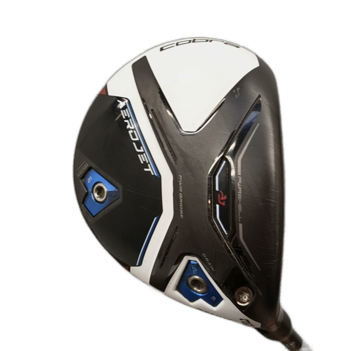 Cobra AeroJet Max Fairway Wood / Flex A-flex / #3/15.5 [model:silueta] [bg:handrolled]
