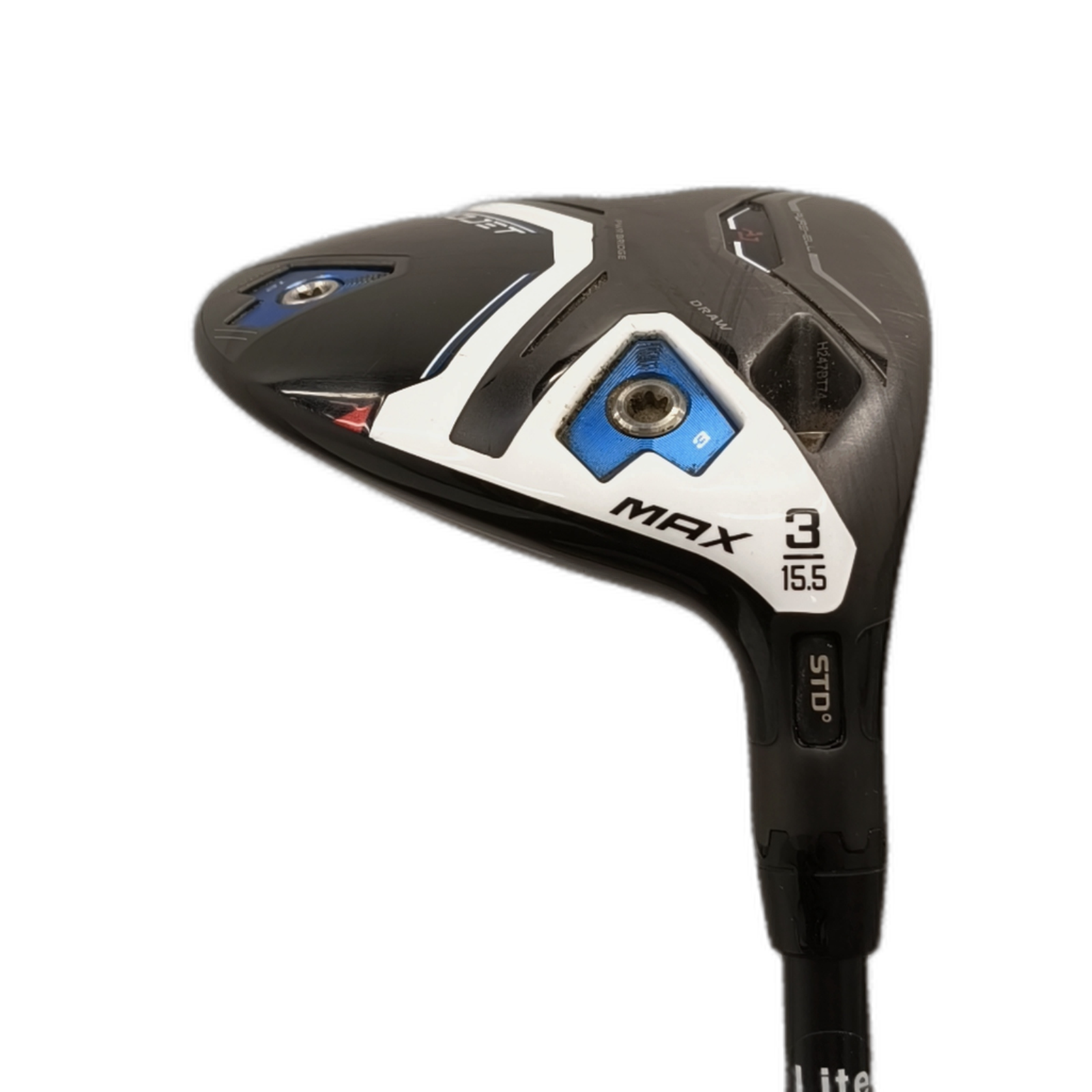 Cobra AeroJet Max Fairway Wood / Flex A-flex / #3/15.5 [model:silueta] [bg:handrolled]