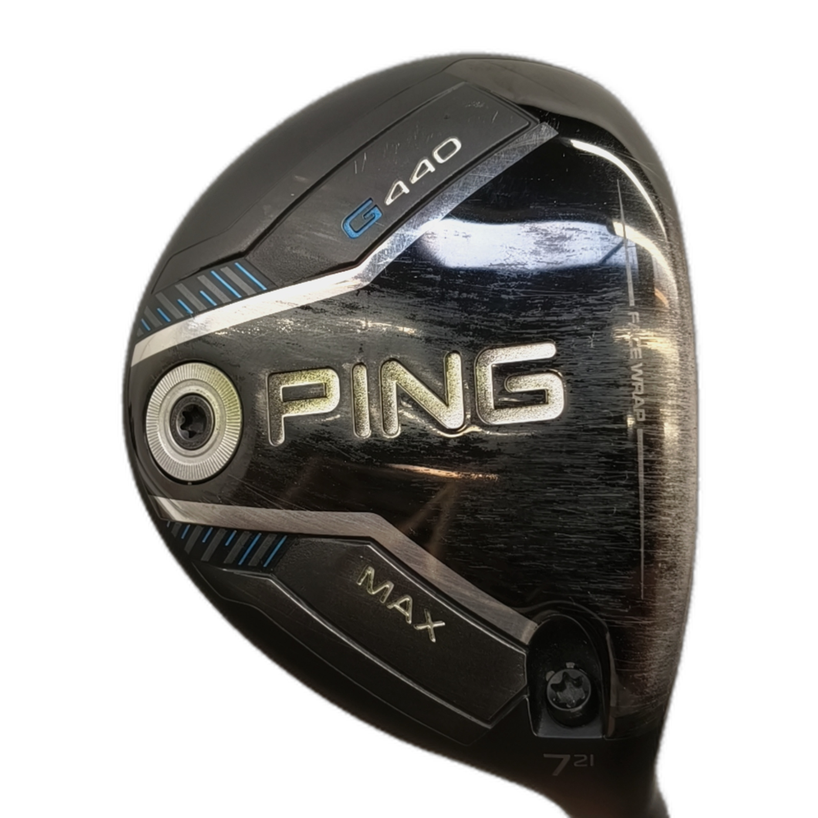 PING G440 Max Fairway Wood / Flex A-flex / #7/21 [model:silueta] [bg:handrolled]