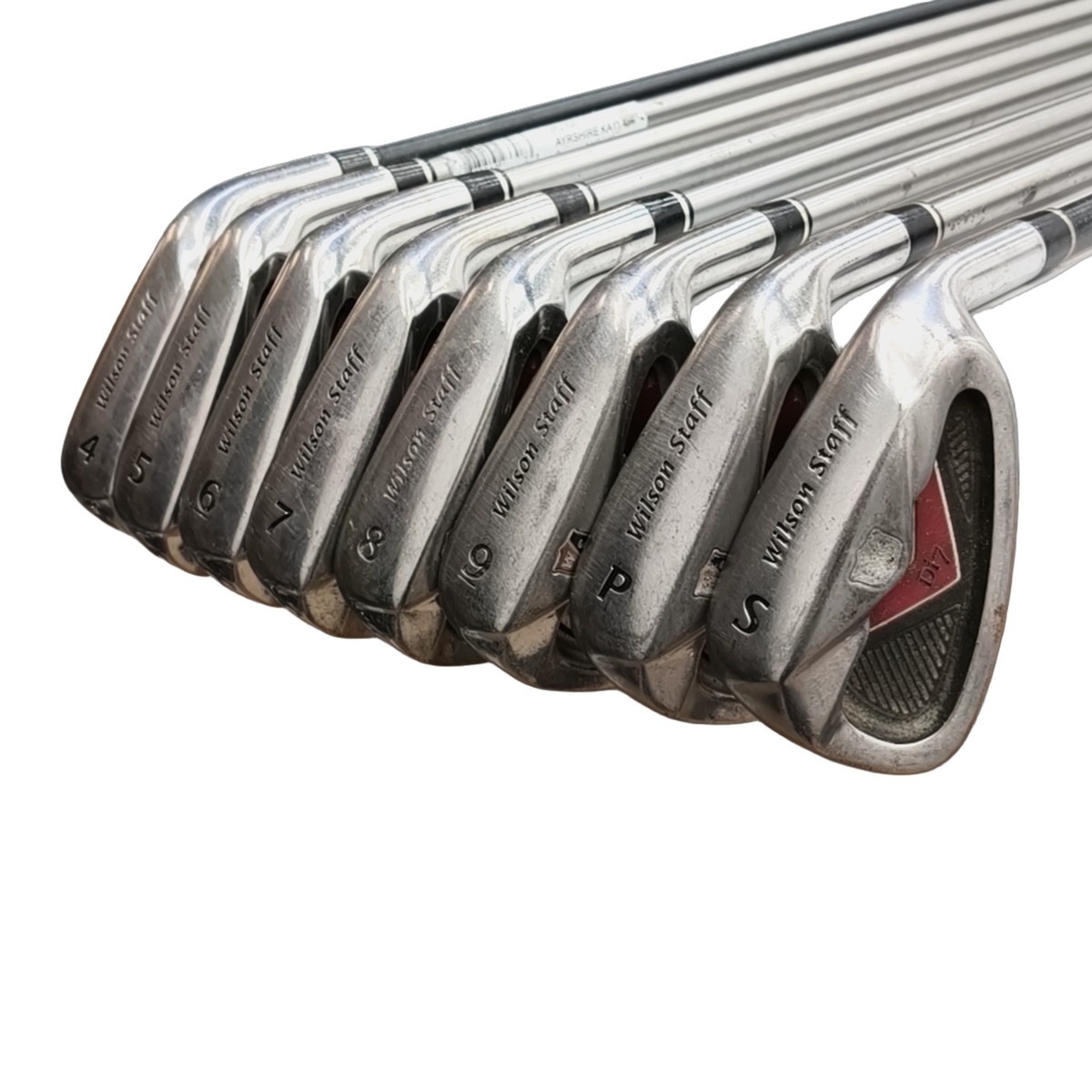 Wilson DI9 Jernsæt / 4-PW+SW / Flex Regular / Grafit [model:birefnet-general] [bg:handrolled]