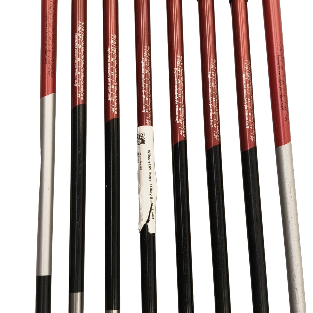 Wilson DI9 Jernsæt / 4-PW+SW / Flex Regular / Grafit [model:birefnet-general] [bg:handrolled]