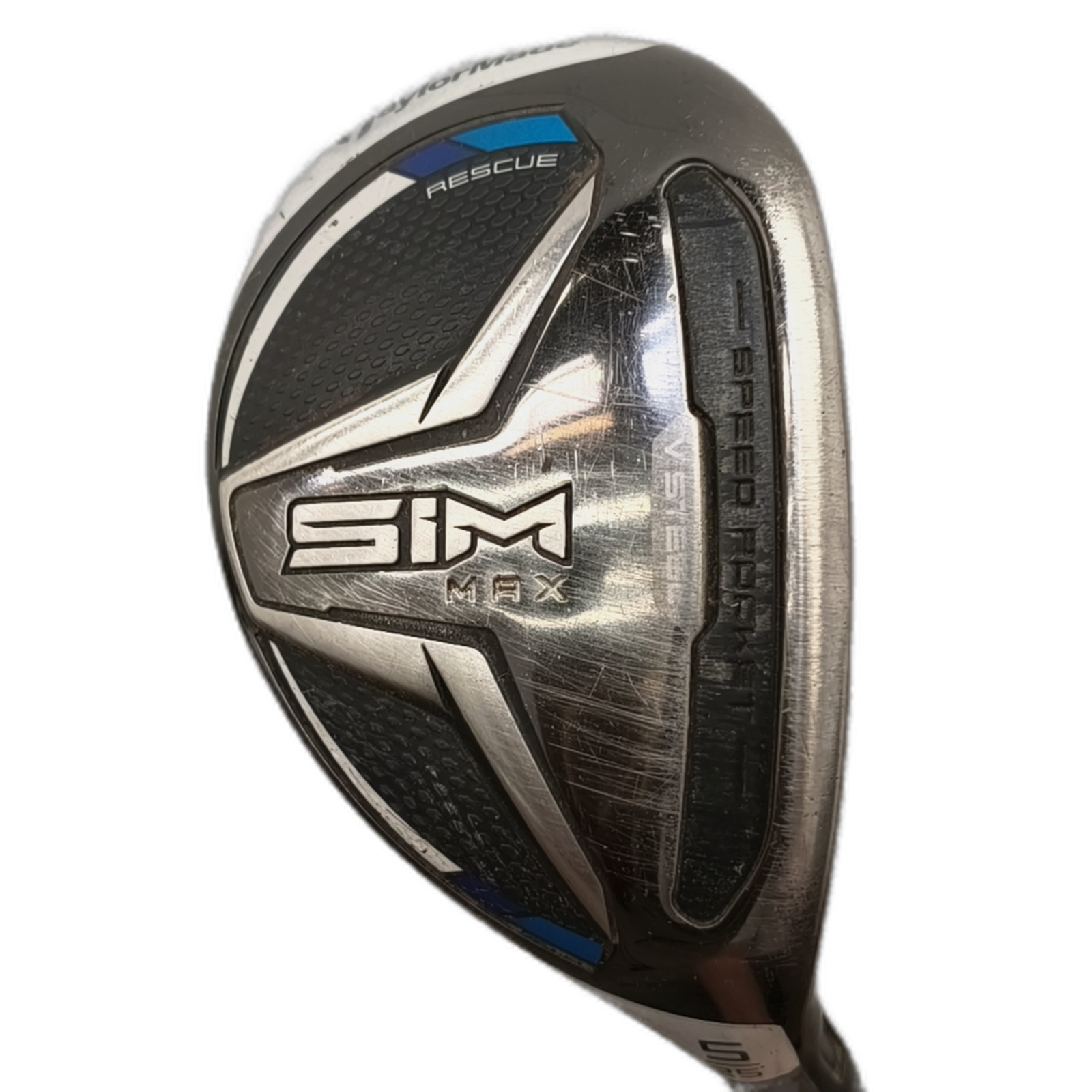 TaylorMade SIM Max Hybrid / Flex Regular / #5/25 [model:silueta] [bg:handrolled]