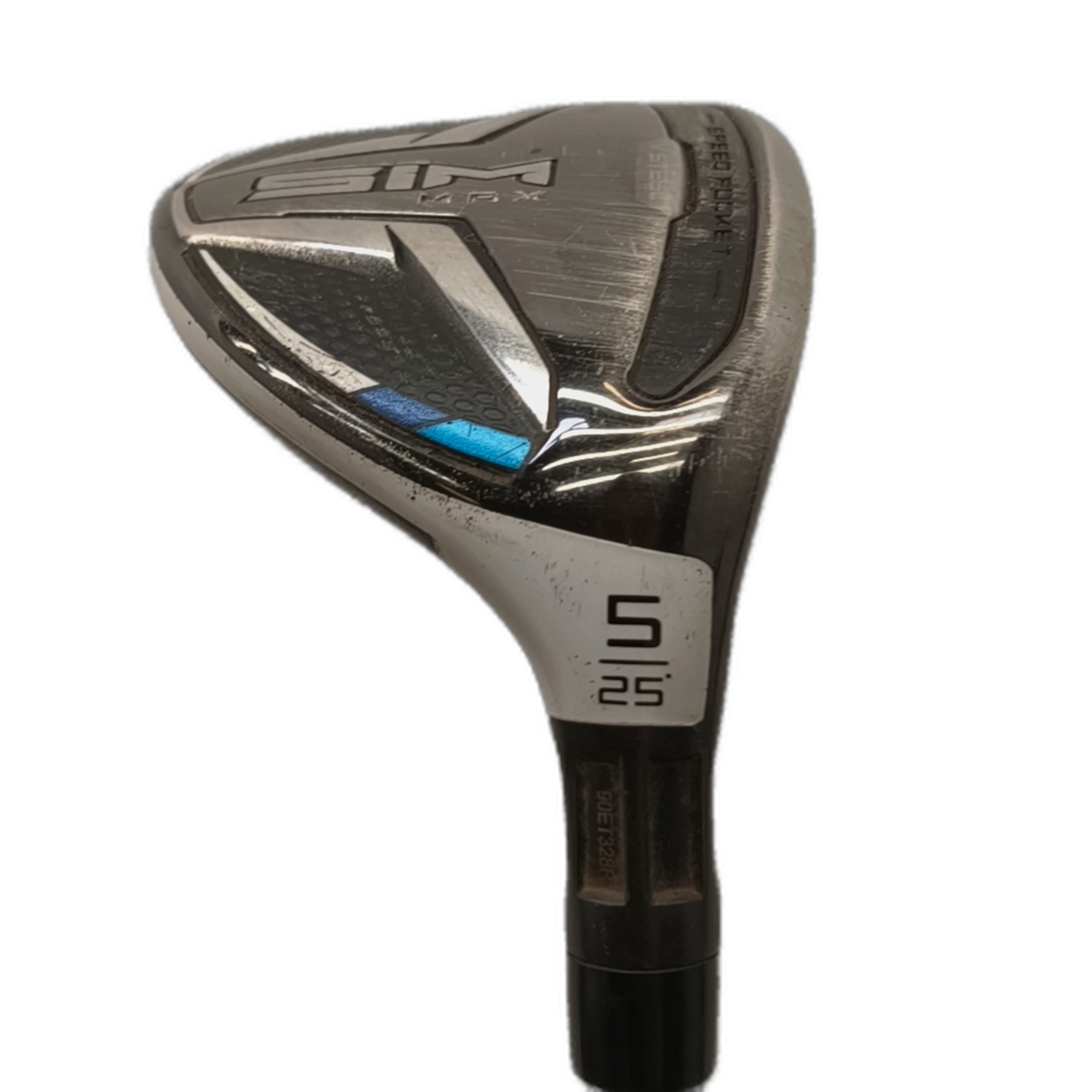 TaylorMade SIM Max Hybrid / Flex Regular / #5/25 [model:silueta] [bg:handrolled]
