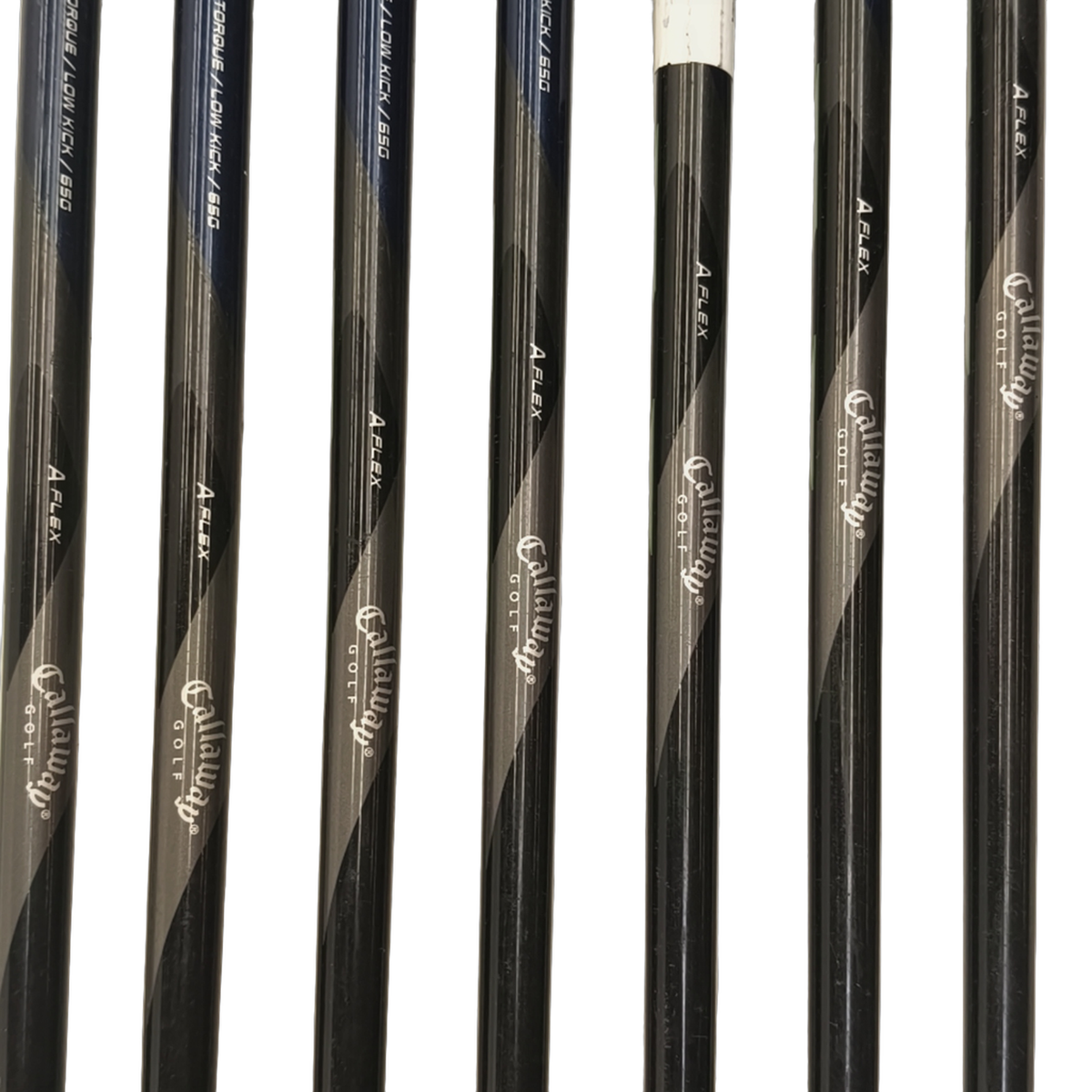 Callaway X-22 Iron Set / 5-PW+SW / Flex A-flex / Graphite [model:birefnet-general] [bg:handrolled]