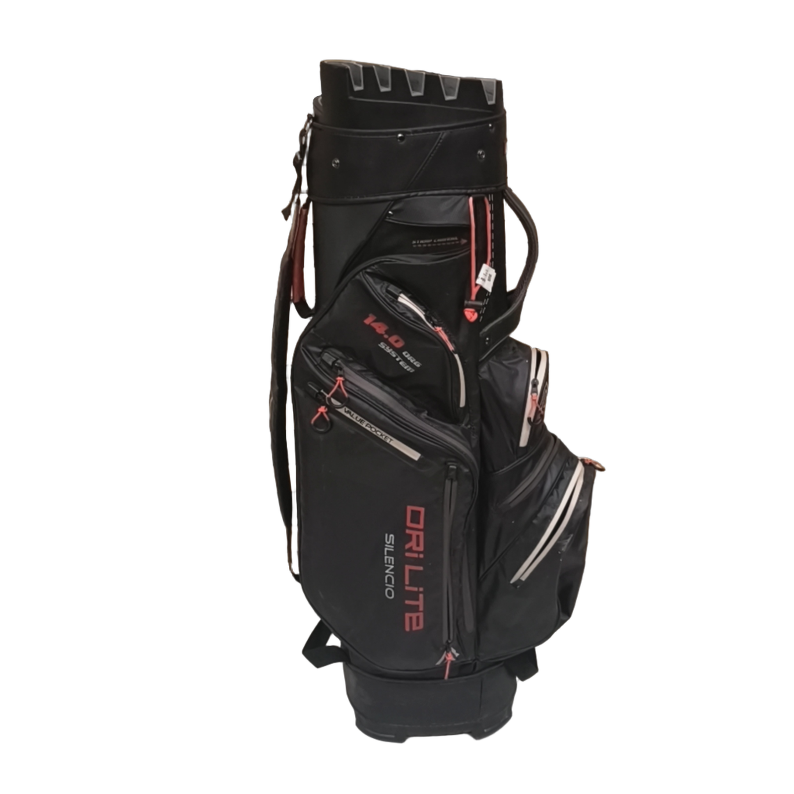 Big Max Dri Lite Silencio Golf Bag / 14-Rum / Sort [model:birefnet-general] [bg:handrolled]