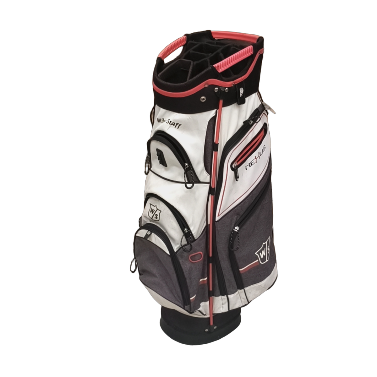 Wilson Staff Nexus Golf Bag / 14-Rum / Hvid [model:birefnet-general] [bg:handrolled]