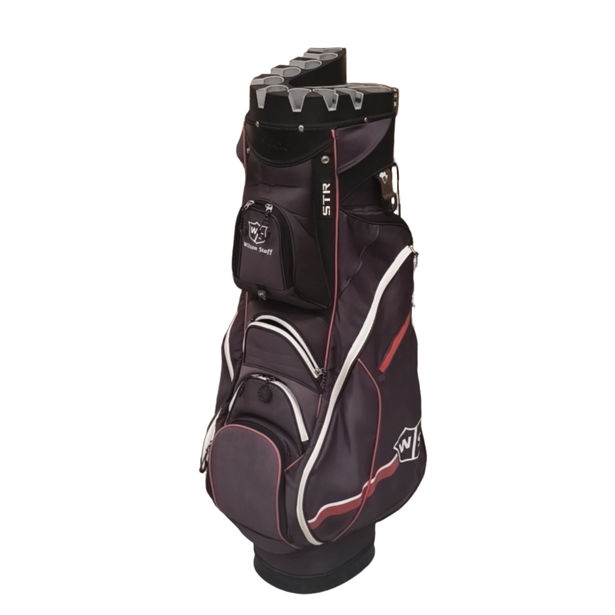 Wilson STR Lock Golf Bag / 14-Rum / Lilla [model:birefnet-general] [bg:handrolled]