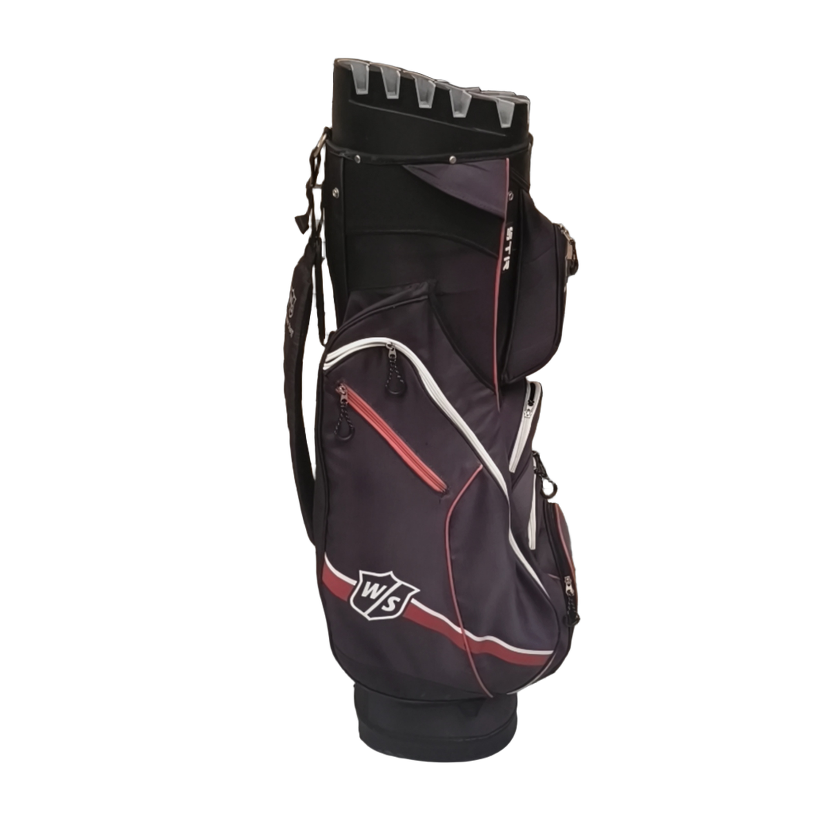Wilson STR Lock Golf Bag / 14-Rum / Lilla [model:birefnet-general] [bg:handrolled]
