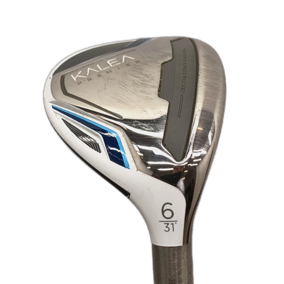 TaylorMade Kalea Hybrid / Flex Ladies / #6/31 [model:silueta] [bg:handrolled]