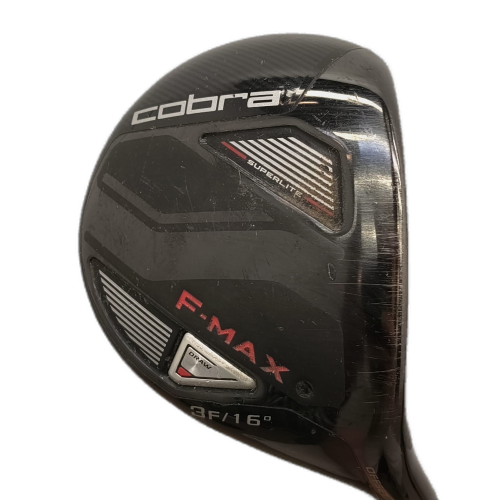 Cobra F Max Fairway Wood / Flex Regular / #3/16 [model:silueta] [bg:handrolled]