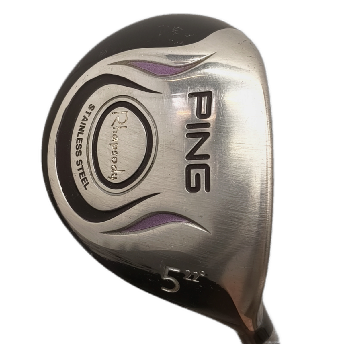 PING Rhapsody Fairway Wood / Flex Ladies / #5/22 [model:silueta] [bg:handrolled]
