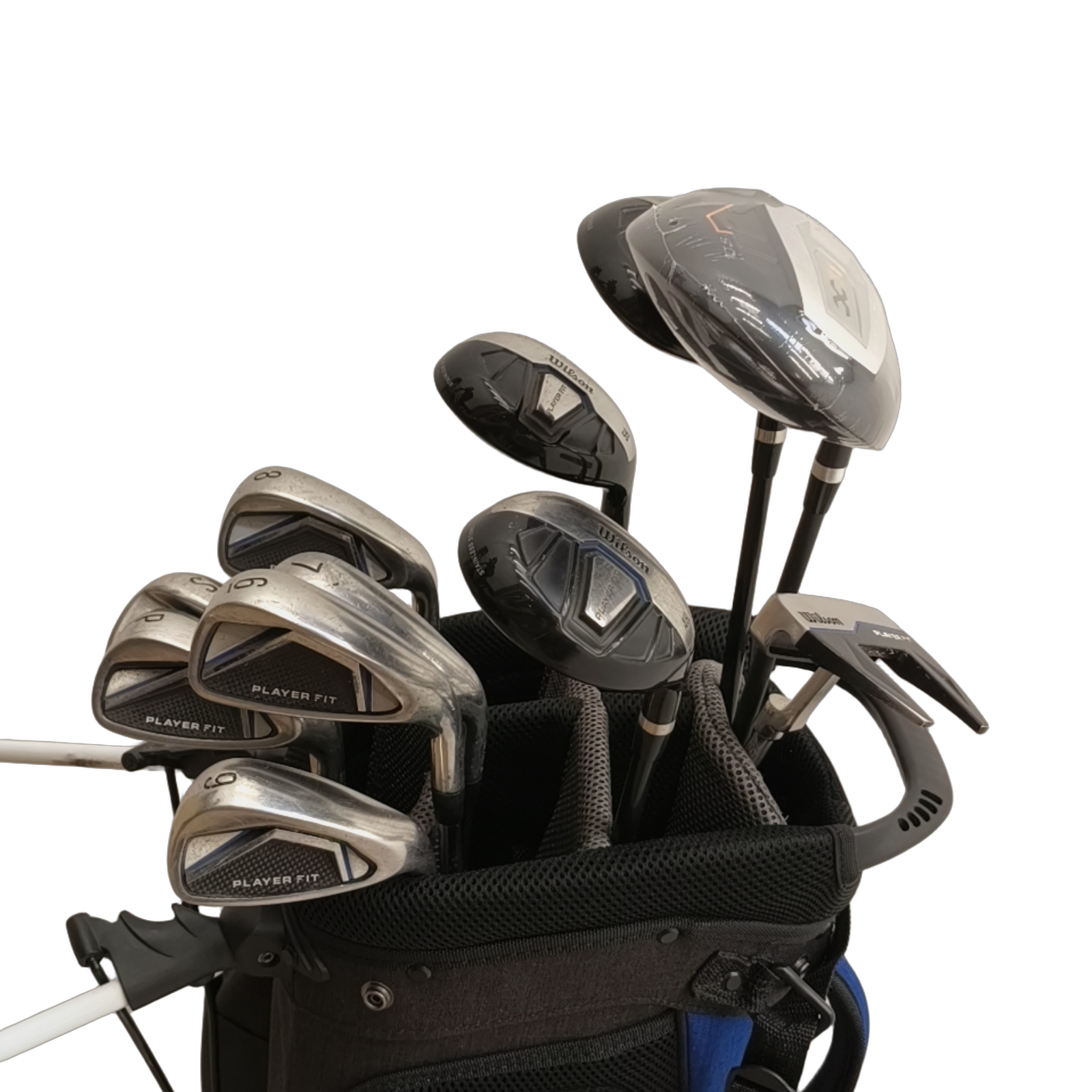 Wilson Staff Player Fit Komplet Sæt Med Bag / 6-PW+SW / Flex Regular / Stål [model:birefnet-general] [bg:handrolled]