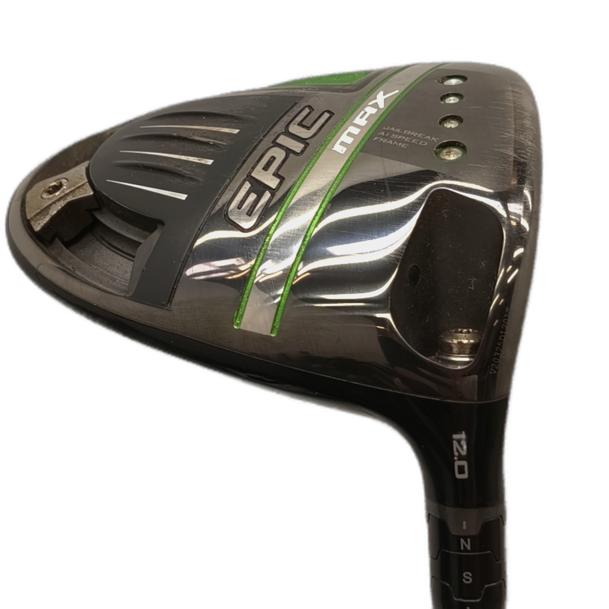 Callaway EPIC Max Driver / Flex Stiff / Loft 12 [model:silueta] [bg:handrolled]