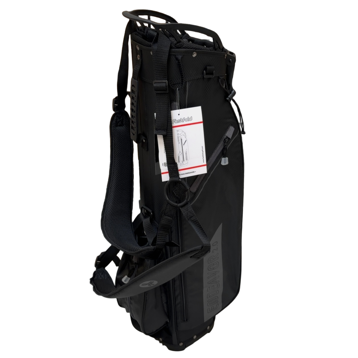 Fastfold Endeaveur Golf Bag / 4-compartment / Black [model:birefnet-general] [bg:handrolled]