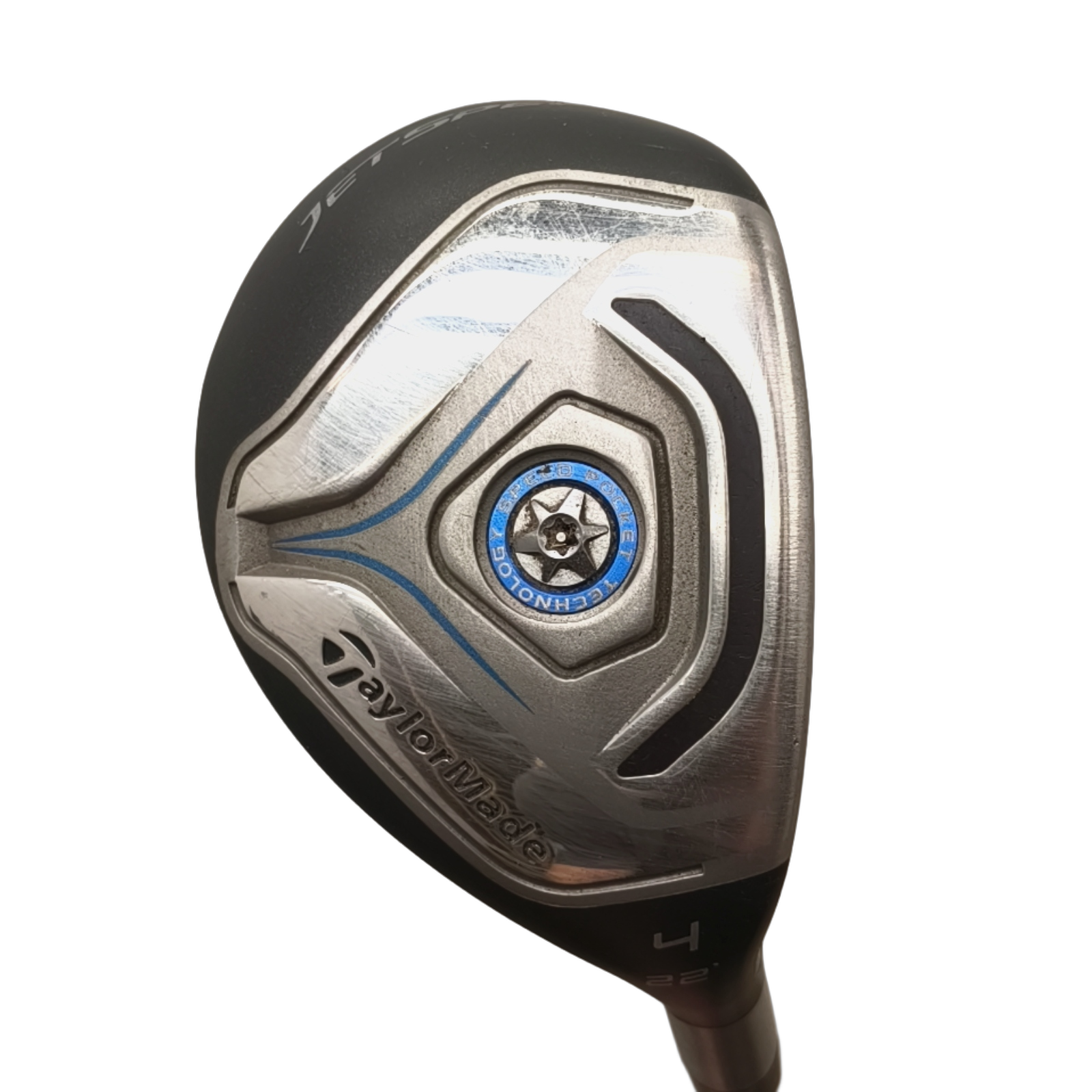TaylorMade Jetspeed Hybrid / Flex Regular / #4/22 [model:birefnet-general] [bg:handrolled]