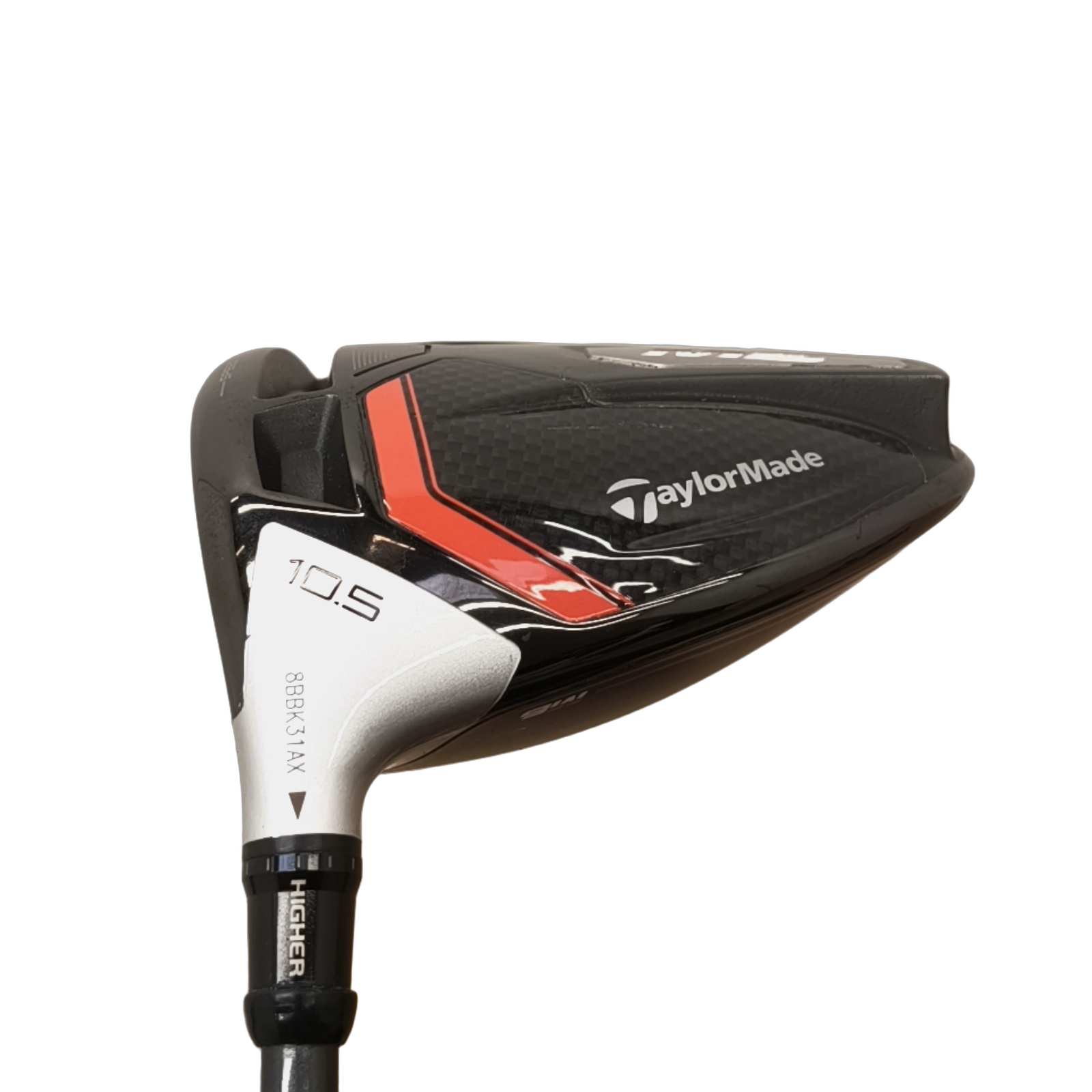 Left TaylorMade M6 Driver / Flex Regular / Loft 10.5 [model:birefnet-general] [bg:handrolled]
