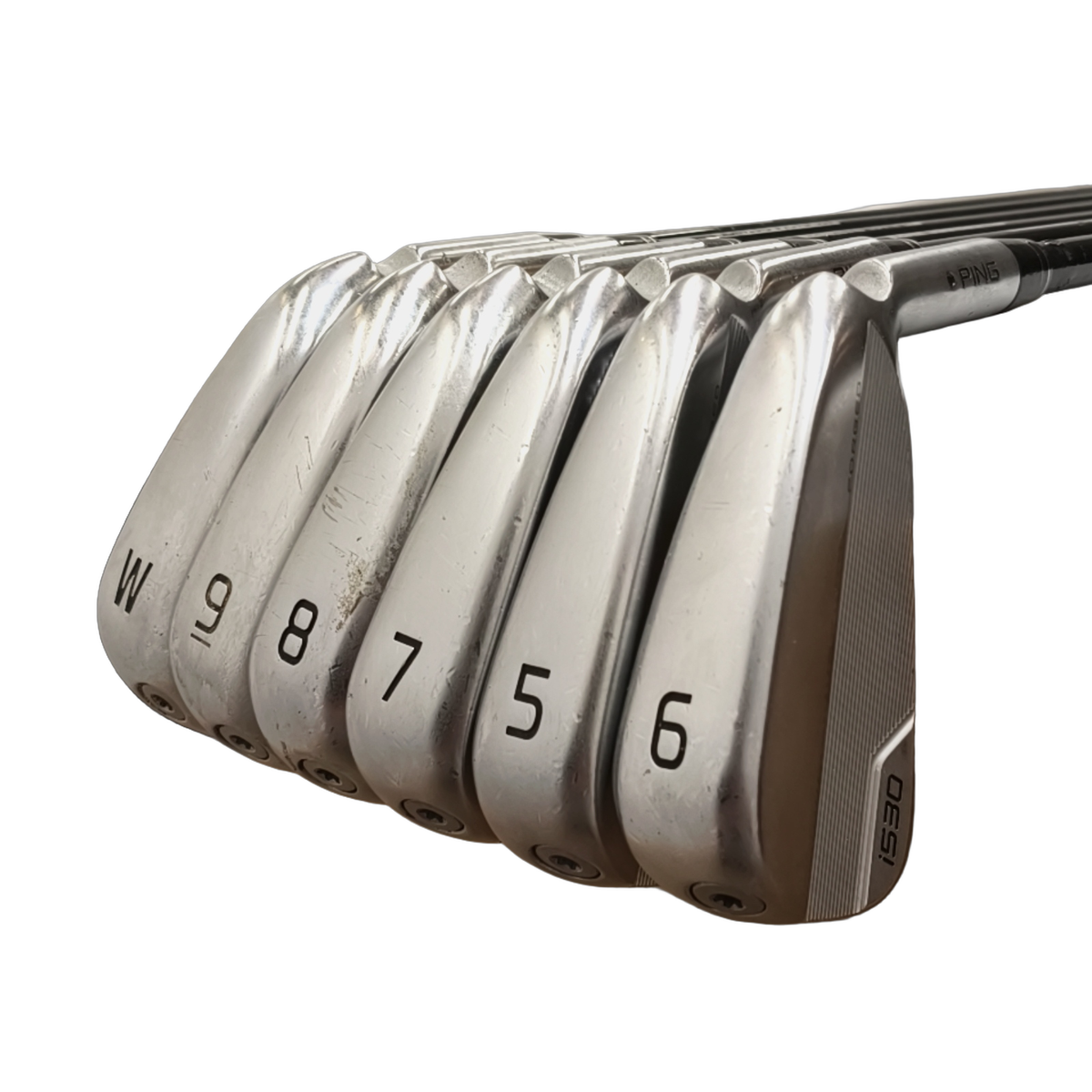 PING I530 Jernsæt / 5-PW / Flex Regular / Grafit [model:birefnet-general] [bg:handrolled]