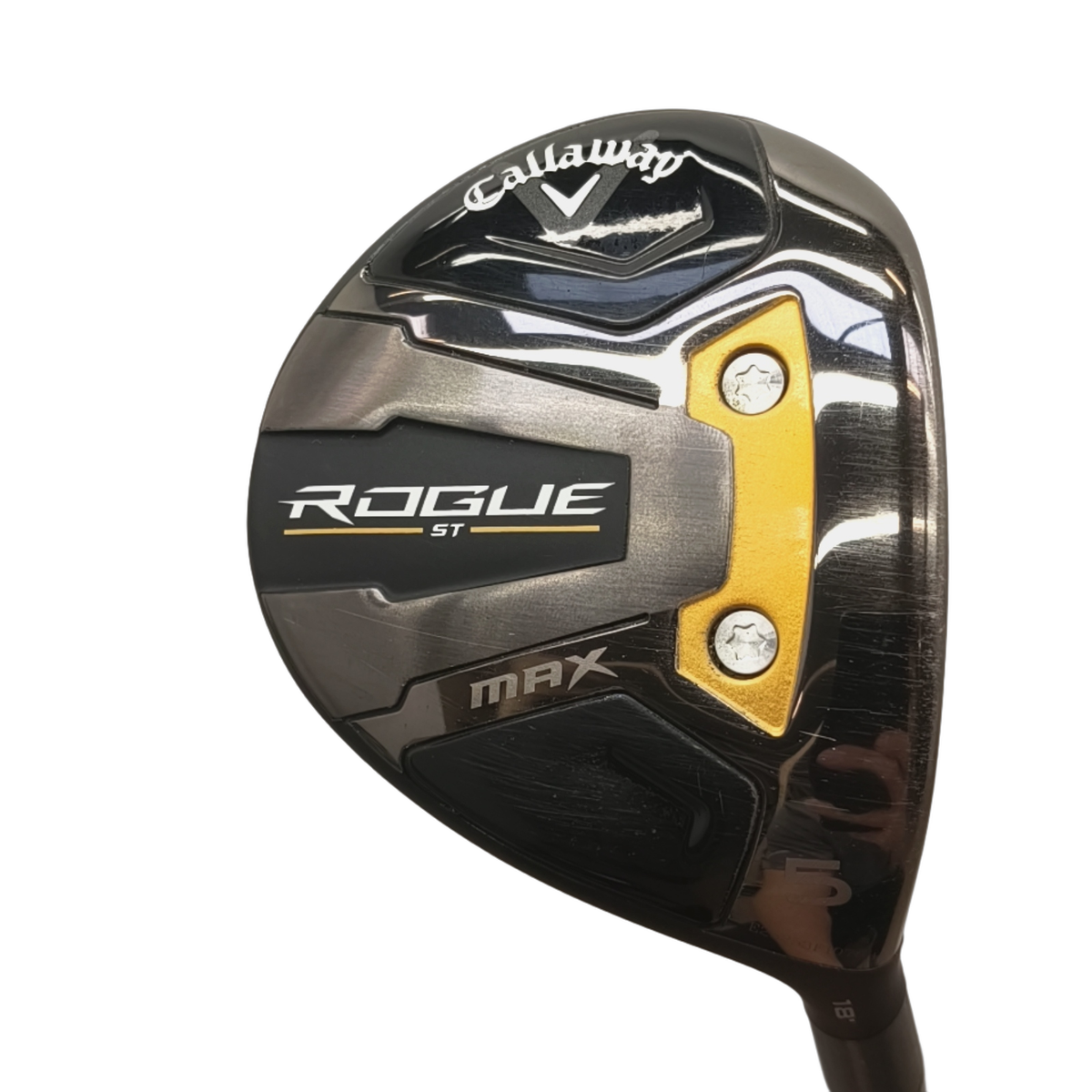 Callaway Rogue ST Max Fairway Wood / Flex Stiff / #5/18 [model:birefnet-general] [bg:handrolled]