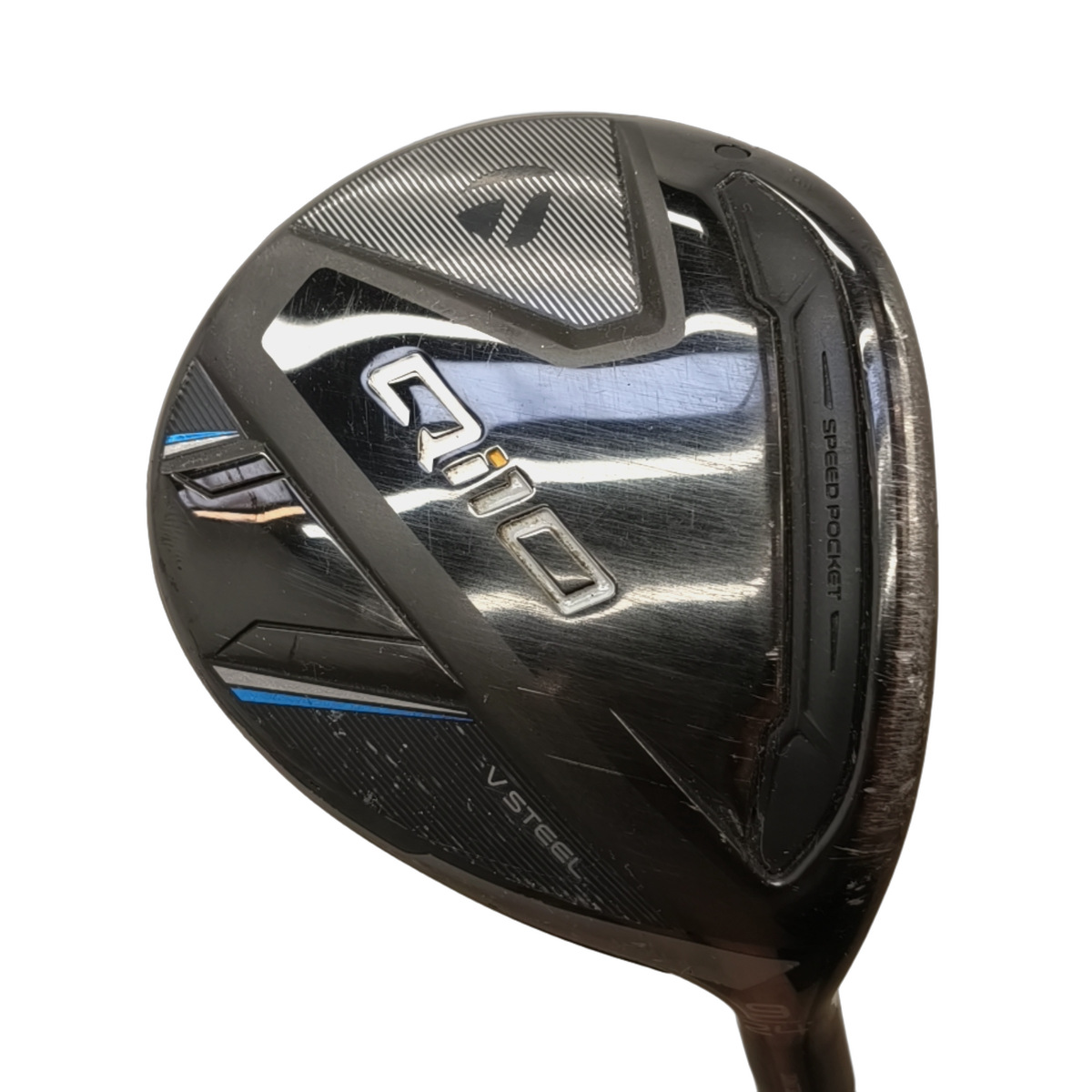 TaylorMade Qi10 Fairway Wood / Flex A-flex / #9/24 [model:birefnet-general] [bg:handrolled]