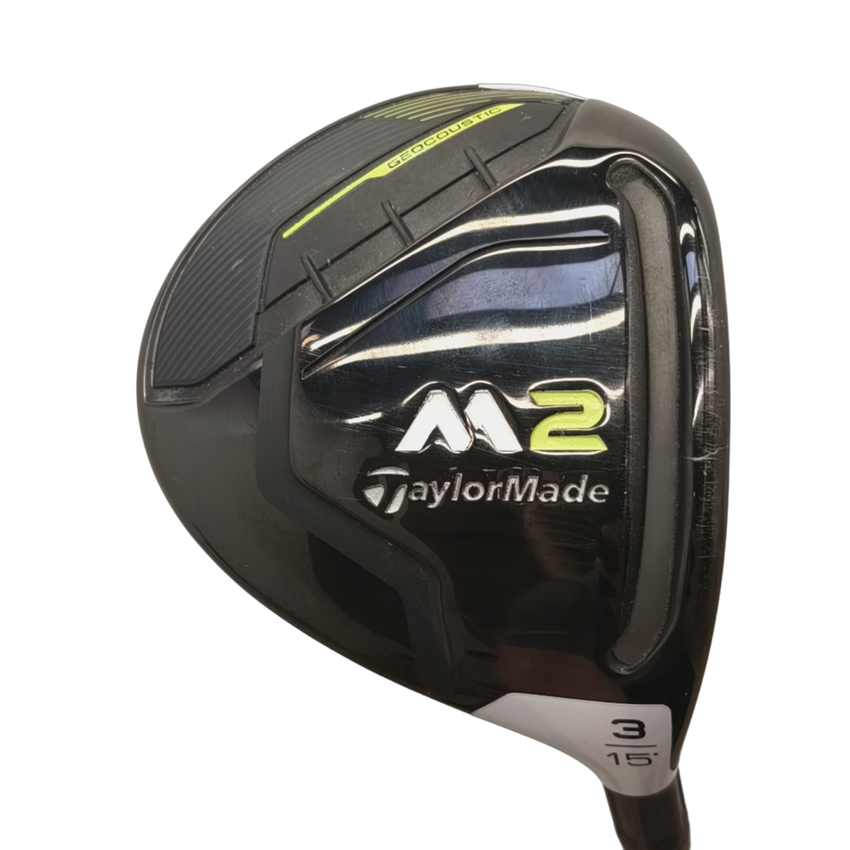 TaylorMade M2 2017 Fairway Wood / Flex Stiff / #3/15 [model:birefnet-general] [bg:handrolled]