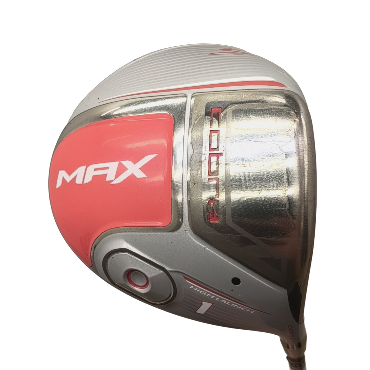 Cobra Max Pink Offset Driver / Flex Ladies / Loft 14 [model:birefnet-general] [bg:handrolled]