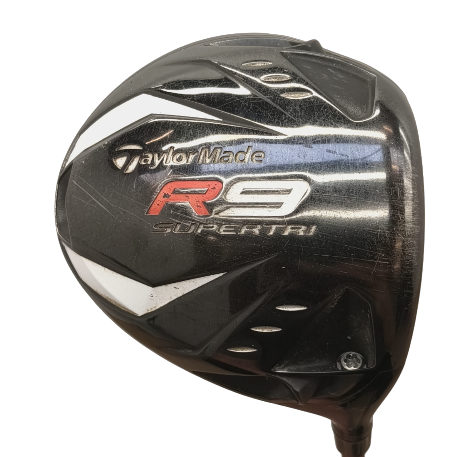 TaylorMade R9 Supertri Driver / Flex Regular / Loft 9.5 [model:birefnet-general] [bg:handrolled]