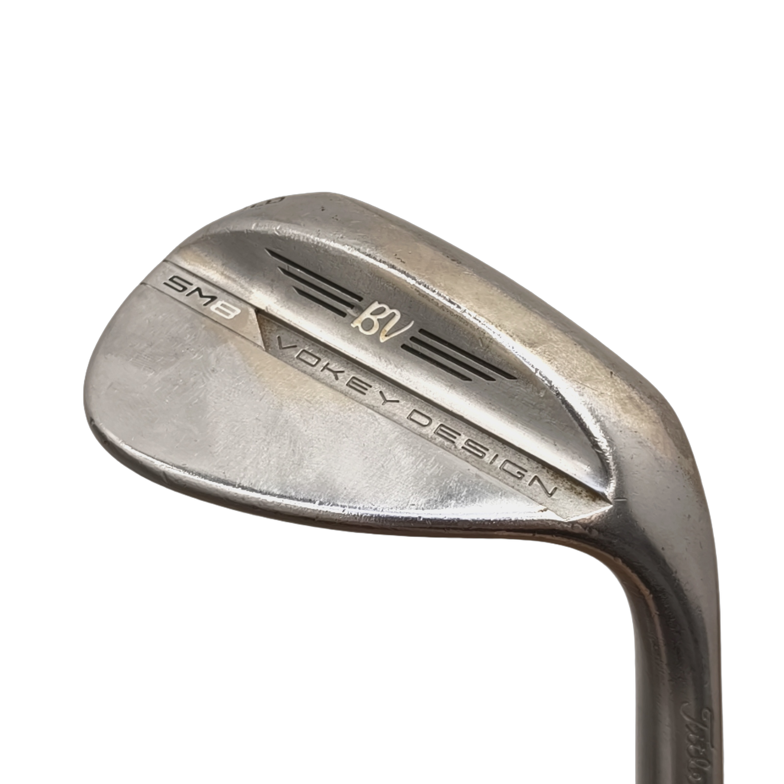Titleist SM8 Brushed Steel Wedge / Flex Wedge / 58/12 [model:birefnet-general] [bg:handrolled]