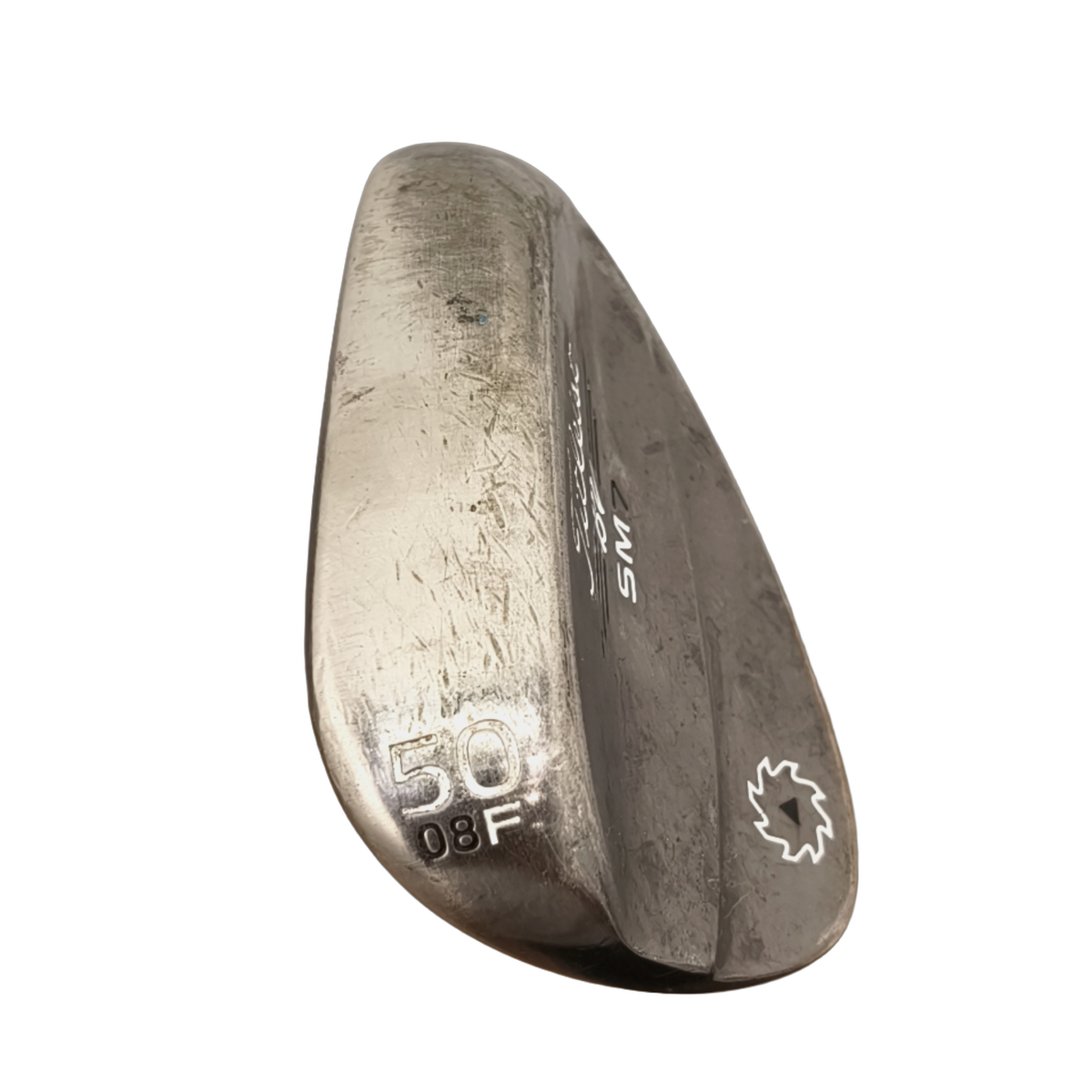 Titleist Vokey SM7 Brushed Steel F Grind Wedge / Flex Wedge / 50/08 [model:birefnet-general] [bg:handrolled]