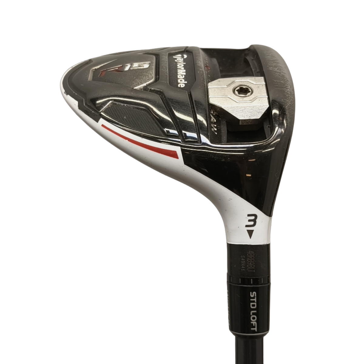 TaylorMade R15 Fairway Wood / Flex Stiff / #3/15 [model:birefnet-general] [bg:handrolled]