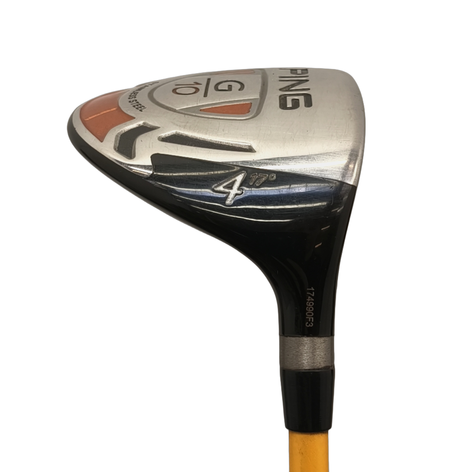 PING G10 Fairway Wood / Flex Regular / #4/17 [model:birefnet-general] [bg:handrolled]