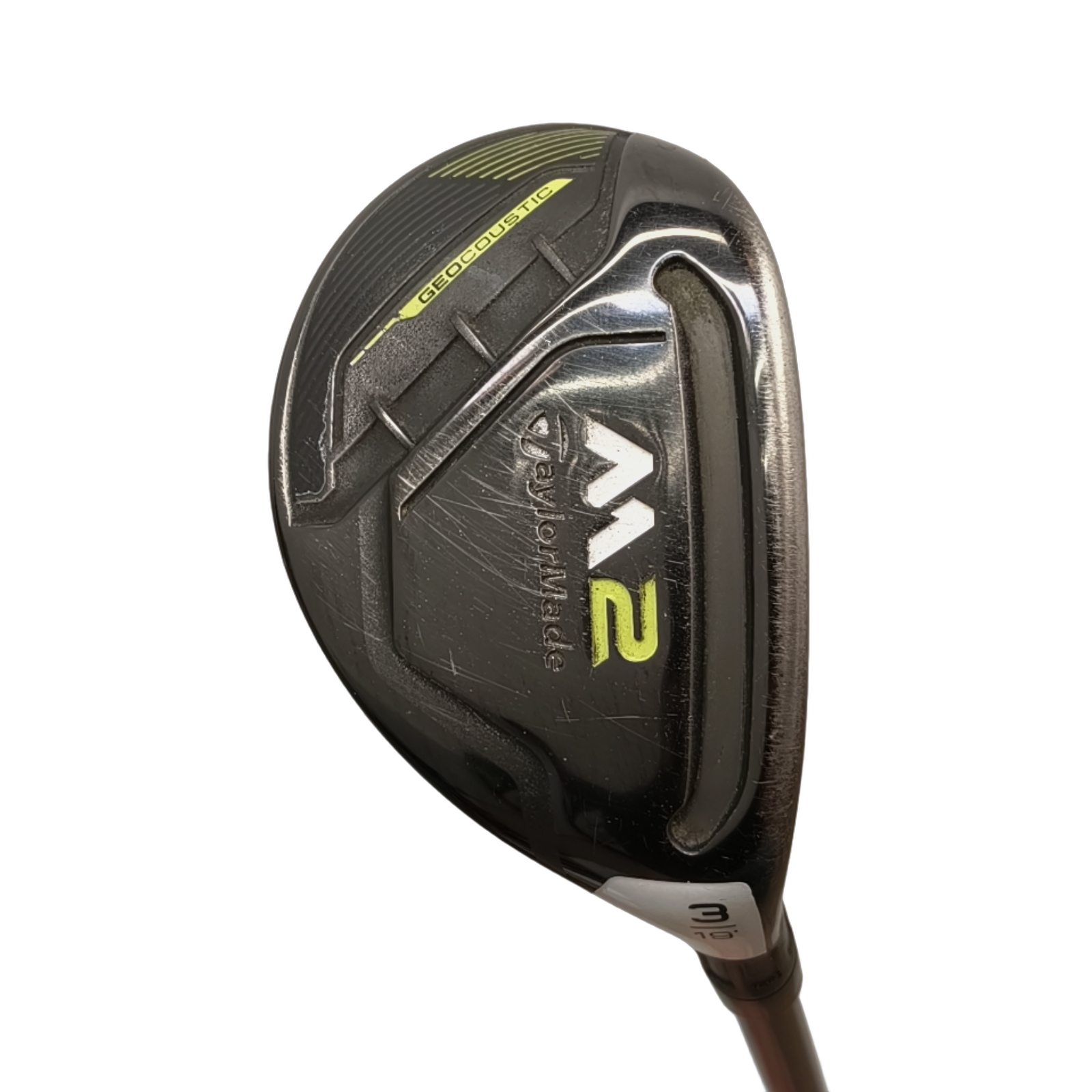 TaylorMade M2 2017 Hybrid / Flex Regular / #3/19 [model:birefnet-general] [bg:handrolled]