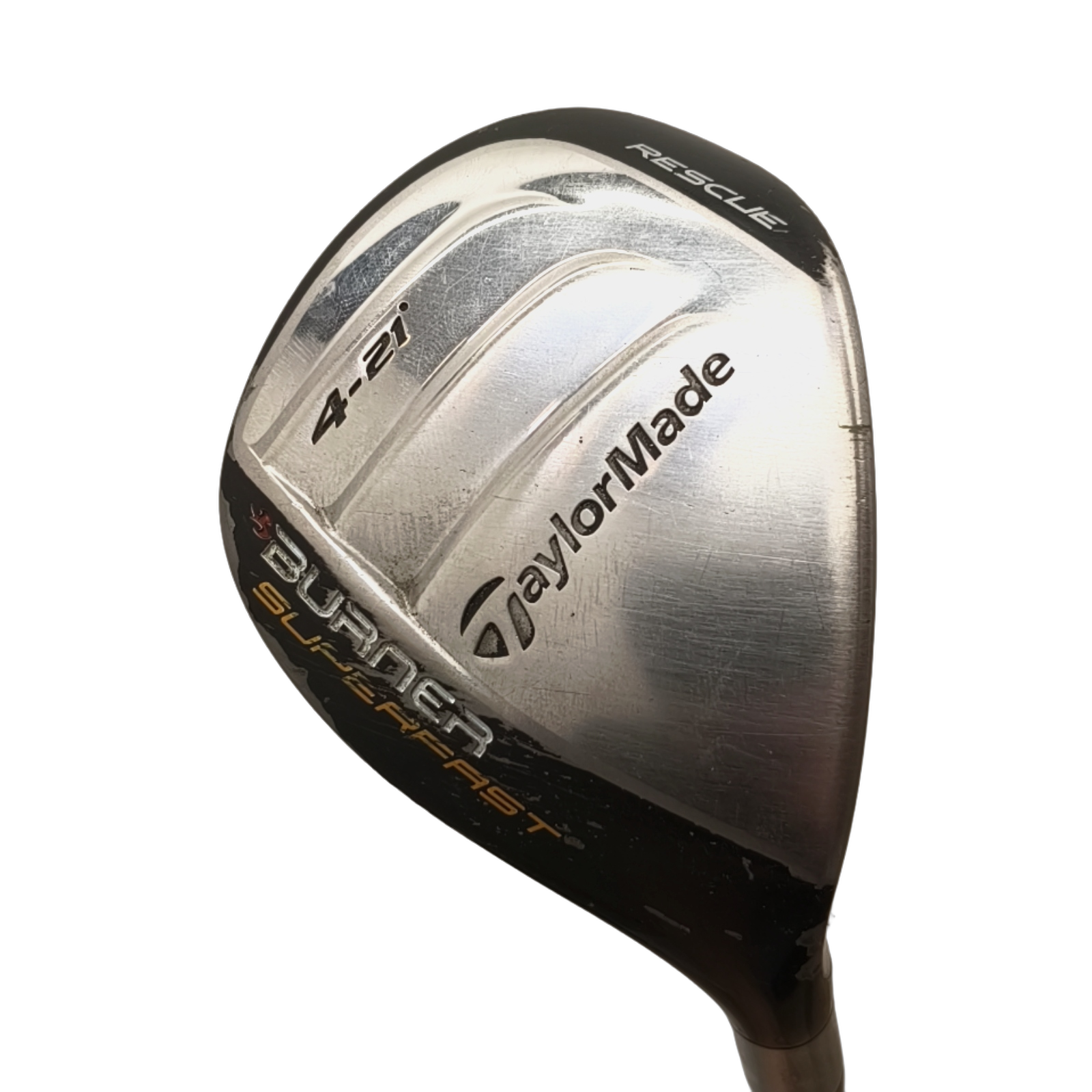 TaylorMade Burner Superfast Hybrid / Flex Stiff / #4/21 [model:birefnet-general] [bg:handrolled]