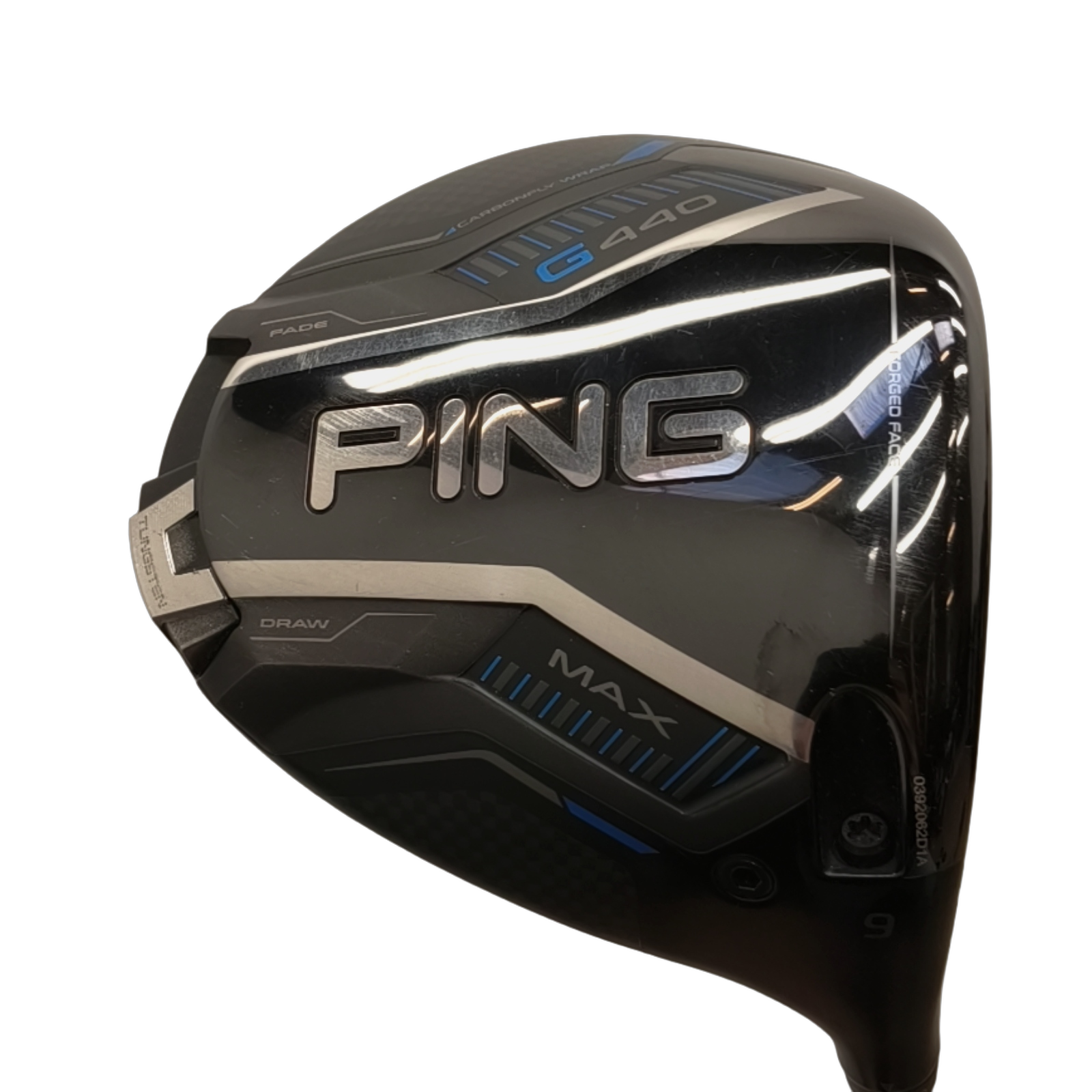 PING G440 Max Driver / Flex Stiff / Loft 9 [model:birefnet-general] [bg:handrolled]