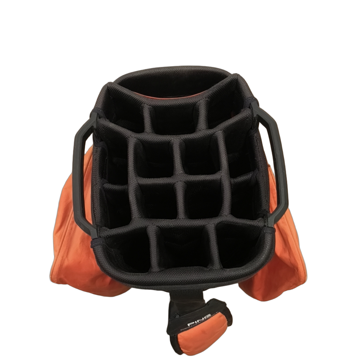 PING Pioneer Monsoon Golf Bag / 14-Rum / Orange [model:birefnet-general] [bg:handrolled]