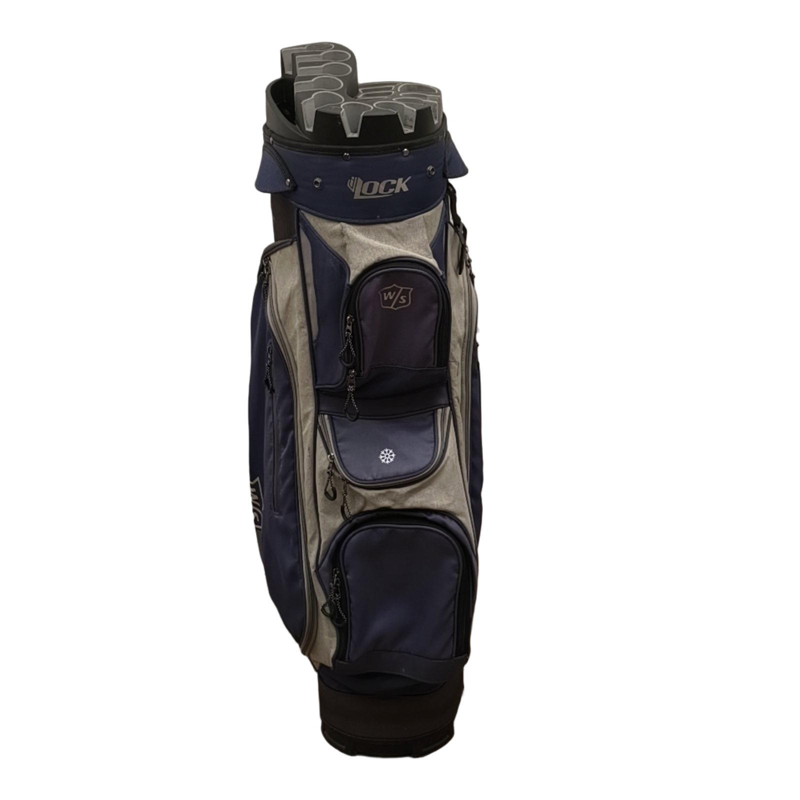 Wilson Staff Ilock Golf Bag / 14-Rum / Blå [model:birefnet-general] [bg:handrolled]
