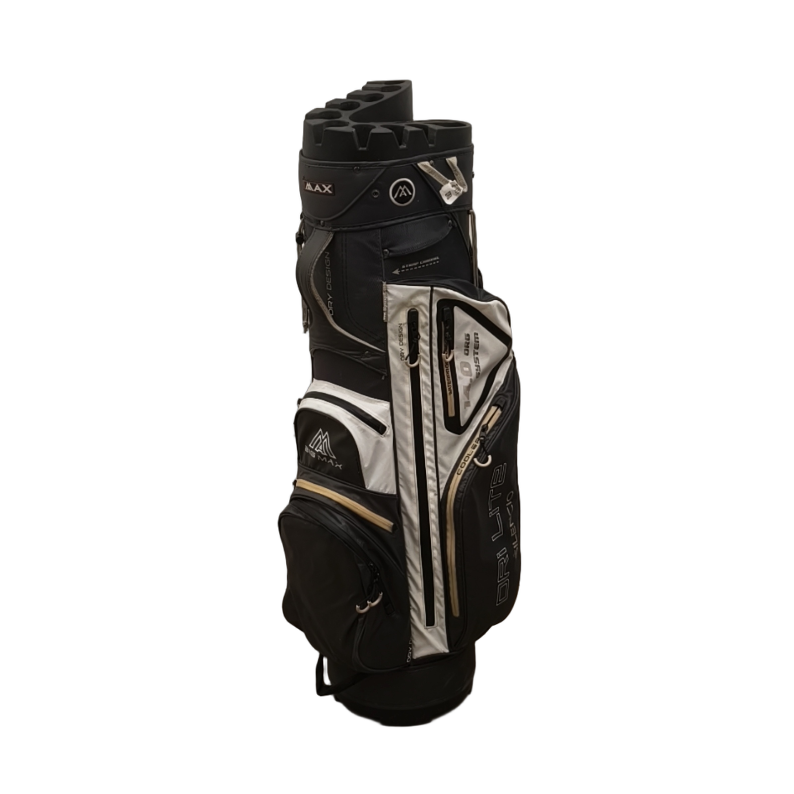 Big Max Dri Lite Silencio Golf Bag / 14-Rum / Marineblå [model:birefnet-general] [bg:handrolled]